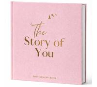 Libro de recuerdos para bebé, niño o niña, eterno libro de bebé de 5 años, un libro de hitos para grabar cada evento desde el nacimiento hasta los 5 años, álbum de fotos de género neutro (rosa)