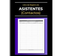 Libro de Registro de Asistentes: Control de Inscripción y Recopilación de Contactos para Organizadores: Nombres, Emails, Teléfonos y Notas