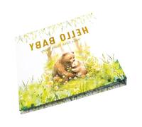 Libro de registro de crecimiento del bebé asignado por la familia, plan verde para la gestación del nacimiento y el lactante, conservación de la memoria, álbum de referencia permanente para bebés