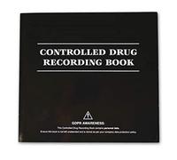 Libro de registro de drogas controlado por GDPR, libro de tapa blanda