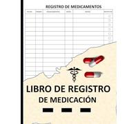Libro de Registro de Medicación: Libro dei dosaggi dei farmaci, registro di monitoraggio dei farmaci Non dimenticate mai di prendere i vostri farmaci quotidiani o di sbagliare il dosaggio.