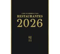 Libro de reservas para restaurantes: 1 página por día, del 1 de enero al 31 de diciembre | Agenda de reservas para restauradores | Gran formato A4 - Negro