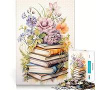 Libro de Rompecabezas de 1000 Piezas con diseño de Acuarela y Bordes Finos,Ideal para Manualidades,desarrollar la Creatividad,Jugar y divertirse,o como Regalo de cumpleaños 38x52cm