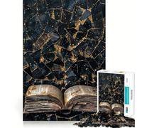 Libro de Rompecabezas de 1000 Piezas para Adultos,Piezas de Corte Limpio,Actividad Cerebral Inteligente,diversión para Momentos de Calma,Regalo artístico de cumpleaños 38x26cm