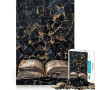 Libro de Rompecabezas para Adultos de 1000 Piezas con Bordes Bien definidos,Juguete para ejercitar la Mente,diversión fácil,decoración navideña 50x75cm