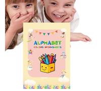 Libro de seguimiento del alfabeto, libro de aprendizaje reutilizable, guía para practicar letras, bloc de actividades educativas, herramienta de desarrollo de habilidades, kit de ejercicios de