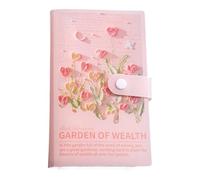 Libro de sobres para ahorrar dinero, rastreador de finanzas personales para presupuestos, diario organizado de gestión de efectivo con desafíos de ahorro, perfecto para adultos