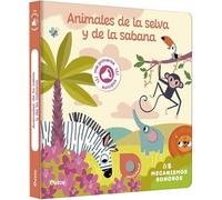 Libro de sonidos. Animales de la selva y de la sabana (Libro de sonidos/Llibre de sons)