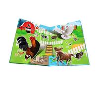 Libro De Sonidos De Palabras En Inglés para Niños, con 13 Temas, Más De 300 Palabras, 26,8 X 19,7 X 2 Cm, Libro Parlante Interactivo con Sonidos Reales, Libros De Juguetes Educativos, Práctica De