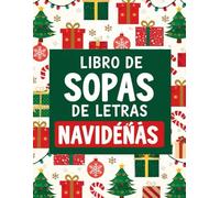 Libro de sopas de letras navideñas: Diversión y entretenimiento para toda la familia