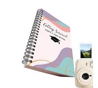 Libro de Tarjetas de Graduación | Librito de Supervivencia Hecho a Mano de 18x13 cm | Álbum Porta Tarjetas de Graduación | Para Universidad, Residencia, Instituto, Estudiantes, Graduados,