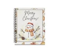 Libro De Tarjetas Navideñas Para Adultos Folleto Mensajes Bendiciones | Libro Portatarjetas Regalo Navidad Para Hombres Familia Esposa Esposo Novio Novia Jóvenes Adolescentes Mamá Muñeco de nieve