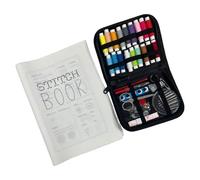 Libro de técnicas de costura ajustable, materiales de fibra natural, instrucciones de costura paso a paso, proyectos de manualidades, libro de costura apto para viajes
