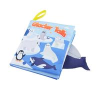 Libro de tela arrugada, libro de tela suave, juguete sensorial para niños arrugado, juguete de actividad de educación temprana, juguete de peluche para el desarrollo temprano, juguete educativo para