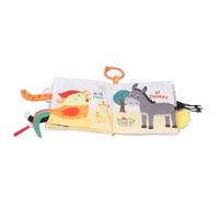 Libro de Tela Arrugado de Animales, Juguete Educativo Bonito y Atractivo para Bebés, Fibra de Poliéster Segura (Granja)