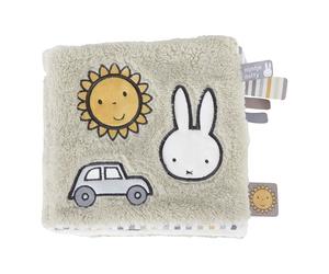 Libro de tela Fluffy verde con actividades | Miffy x Tiamo