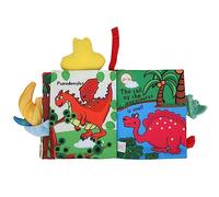 Libro de Tela para bebé, Juguete Suave con de Animal para Desarrollo Temprano, Aprendizaje Cognitivo, 25,5x21cm (Libro de Tela)