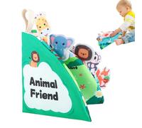 Libro De Tela Para Bebé - Libros De Tela De Poliéster Algodón Para Bebés, Libros Para Bebés, Juguetes, Ropa De Tejido Chirriante, Suave, Juguetes De Estimulación Educativa Temprana Para Niños