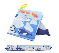 Libro de tela suave, libro de aprendizaje de tela para niños, libro de tacto y sentimiento, juguete sensorial para bebés, juguete de actividad para educación temprana y desarrollo, divertido juguete