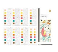 Libro de trabajo de acuarela - 18,7 x 7,8 cm Libro de colorear de bolsillo | 200 g de enseñanza de arte educativo, bloc de aprendizaje creativo, viajes, hogar, actividades de , niños de 4 a 8
