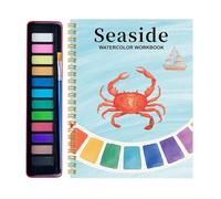 Libro de trabajo de acuarela - Juego de actividades para colorear, accesorios para colorear, juego de pinceles de acuarela | Diario de arte Diario de Creatividad Kit de Diario de Diario de Arte Diario