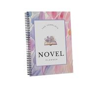 Libro de trabajo de agenda novedosa, planificador de esquemas de novela A5 para autores, escritura diaria, libro de trabajo estructurado, programa de ficción para ayudar a lluvia de ideas, organizar