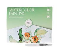 Libro De Trabajo De Color Del Agua - Libros De Pintura De Riego De 12 Colores | Kit De Pinturas De Acuarela Para Principiantes, Actividad De Diseño Creativo Para Adultos, Adolescentes, Práctica Artíst