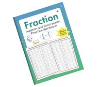 Libro de trabajo de matemáticas integrales para el aula en el hogar, educación en el hogar, división de multiplicación, aprendizaje repetitivo, libro de ejercicios de fluidez matemática