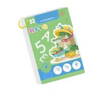 Libro de trabajo para niños, reutilizable, para escribir, dibujar, libros ilustrados educativos, tarjetas de ejercicios para control de plumas, libro de trabajo para control de lápiz, entrenamiento