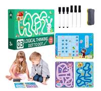 Libro de trazado, control de limpieza preescolar, libro de trabajo educativo reutilizable para entrenamiento de control, libro de pintura para niños y niñas