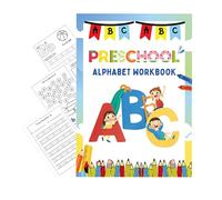 Libro de Trazado del Alfabeto - Libro de Actividades Borrables para Niños | Actividades Educativas Kindergarten para Casa Escuela y Viajes
