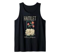 Libro de Velas de Calavera de Shakespeare Hamlet Literatura gótica Camiseta sin Mangas