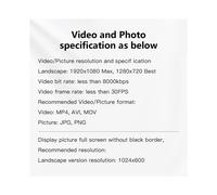 Libro de Video de Lujo Encuadernado en Lino Álbum de Video Hasta 3 Horas de Video Pantalla IPS de 7" 4GB y Batería Recargable Amor