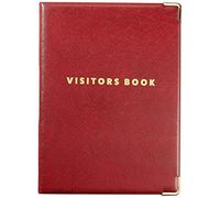 Libro de visitantes de negocios compatible con GDPR con 100 insertos de placa de visitante de 90 x 60 mm