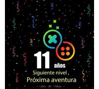 Libro de Visitas 11 Cumpleaños: felicitaciones y fotos de los invitados | fiesta cumpleaños 11 años | para hombres y mujeres | Gamer