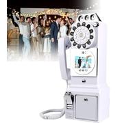 Libro De Visitas Con Audio Y Video, Mensajes De Video Personalizados Para Bodas Por TeléFono, Grabe Y Conserve Sus Ocasiones Especiales Para Una Variedad De Ocasiones De Fiesta Memorables,White