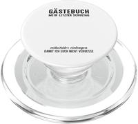 Libro de visitas Mi último día Escuela Graduación PopSockets PopGrip para MagSafe