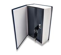 Mad Monkey Libro decorativo con espacio de almacenamiento - Safebook como caja fuerte para muebles - Caja fuerte para libros