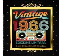 Libro degli Ospiti 60 Anni - Edizione Vintage Anni '60 | Ricordi Speciali di una Giornata Indimenticabile