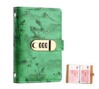 Libro Del Reto De Ahorro De 100 Sobres | Carpeta con Candado para Almacenar Efectivo | Carpeta de Gestión de Efectivo | Para Autónomos Estudiantes Principiantes Familias Parejas Adultos Oficina En Cas