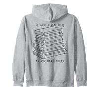 Libro Divertido Libro Lectura Es Terapia Sudadera con Capucha