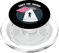 Libro Divertido UFO Take Me Away - Lector Bookaholic Love Books PopSockets PopGrip para MagSafe