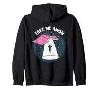 Libro Divertido UFO Take Me Away - Lector Bookaholic Love Books Sudadera con Capucha
