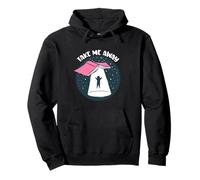 Libro Divertido UFO Take Me Away - Lector Bookaholic Love Books Sudadera con Capucha