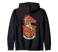 Libro Dragón Draco Librorum Bookish Escudo De Armas Libros Divertidos Sudadera con Capucha