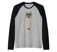 Libro Dragón Lectura Monstruo Divertido Lectura Camiseta Manga Raglan