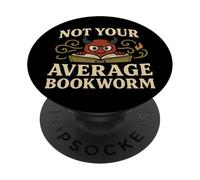 Libro Dragón Lectura Monstruo Divertido Lectura PopSockets PopGrip Adhesivo