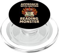Libro Dragón Lectura Monstruo Divertido Lectura PopSockets PopGrip para MagSafe