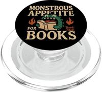 Libro Dragón Lectura Monstruo Divertido Lectura PopSockets PopGrip para MagSafe