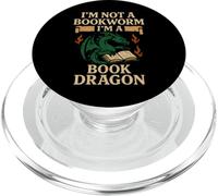 Libro Dragón Lectura Monstruo Divertido Lectura PopSockets PopGrip para MagSafe